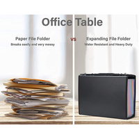 Sacoche Portable et personnalisée, version A4, ornement suspendu extensible pour dossiers, sac à documents de couleurs, organiseur