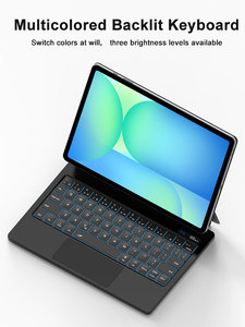 เคสแป้นพิมพ์แม่เหล็กลอยตัวพร้อมช่องเสียบทัชแพดและปากกา S <span class=keywords><strong>120Hz</strong></span> สำหรับ Samsung <span class=keywords><strong>Galaxy</strong></span> <span class=keywords><strong>Tab</strong></span> <span class=keywords><strong>S7</strong></span>/S8/S9/S11/S9 <span class=keywords><strong>FE</strong></span>/S10 <span class=keywords><strong>FE</strong></span>/S10ไลท์ - Product Image 5