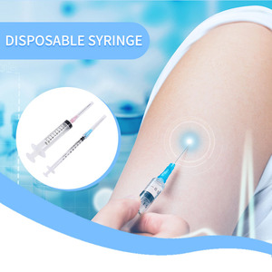 Équipement médical de haute qualité, seringue jetable à 3 parties de 10 ml avec CE & ISO sans cyclohexanone - Product Image 2