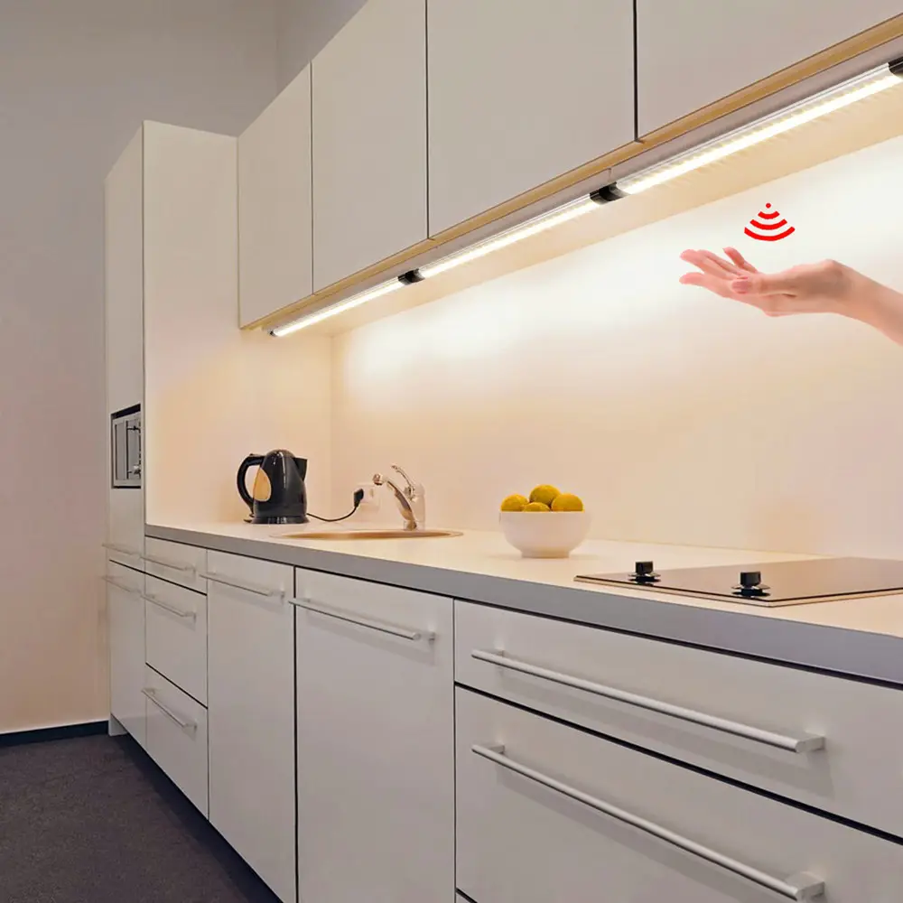 Диммируемый светодиодный светильник с датчиком движения, CE ROHS, 12 В/24 В, для кухни, шкафа