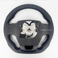 Volante Calefactable de Cuero Negro en Stock para Toyota rav4 Innova Vitz Mk5 A90 Axio Crown Lc120 4runner prius tundra tacoma