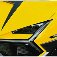Couverture de protection des phares avant en carbone sec, style MSY, pièces de rechange Aerokit pour Lamborghini Revuelto LB744 Coupé