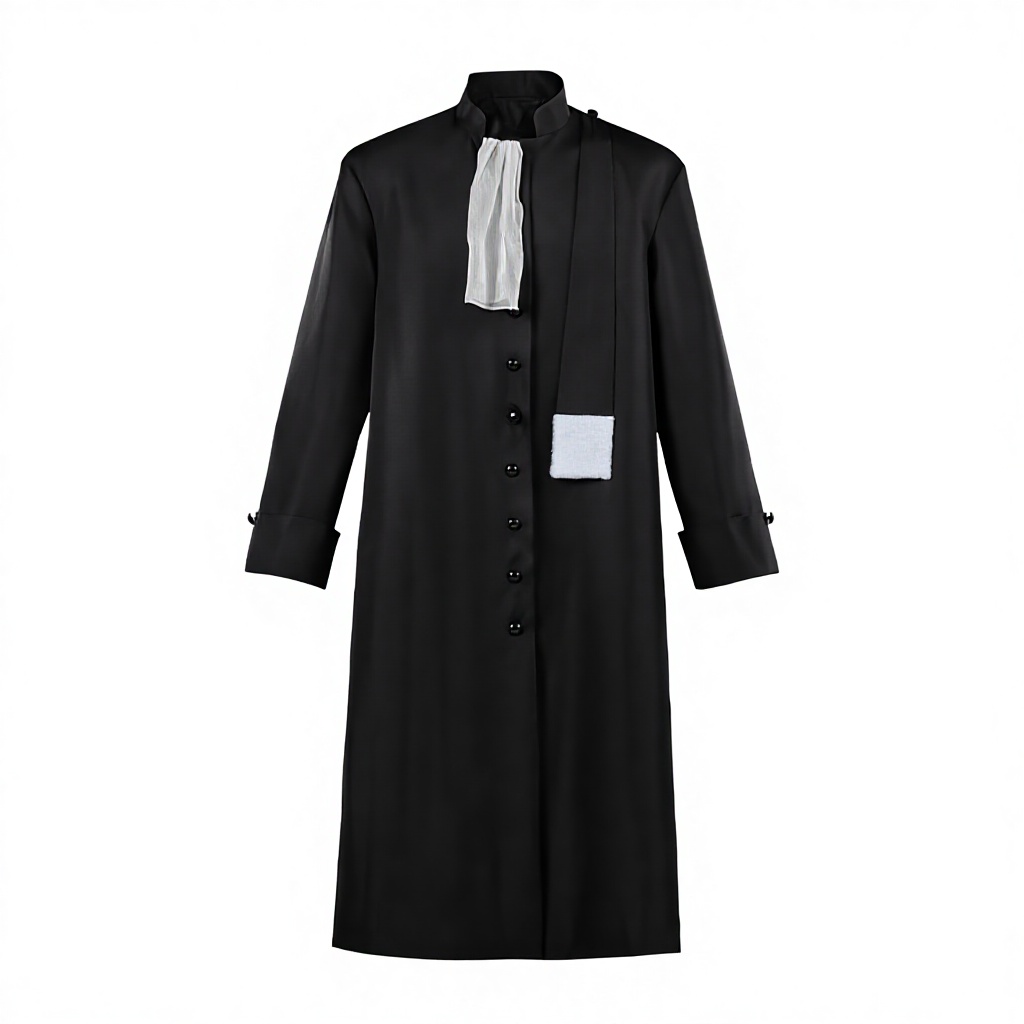 Avocat médiéval noir