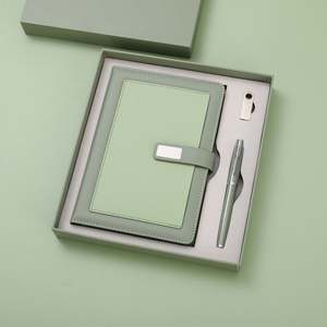 Juego de Regalo de Cuaderno de Cuero PU 2025 con Bolígrafo y Llavero, Producto de Oficina Promocional Hecho a Mano para Eventos y Negocios - Product Image 2