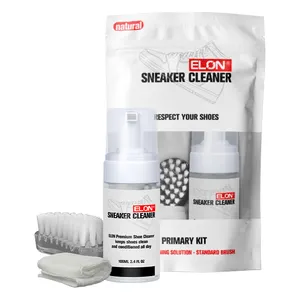 All-Natural White Shoe Cleaner kit sneaker cleaner kit sapato limpeza kit Sneaker Shampoo para a Limpeza Segura e Eficaz