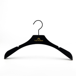 <span class=keywords><strong>Cintres</strong></span> multifonctionnels en velours pour vêtements, logo personnalisé, cintre antidérapant pour armoire - Product Image 3