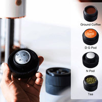 Machine à café Portable 4 en 1, pressur19 bar, pression chauffante, capsules, appareil pour Nespresso, nouveauté