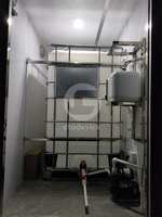 Remorque de douche mobile VIP à 2 postes, toilettes et salle de bain portables populaires pour l'extérieur, idéales pour les écoles et les parcs, design moderne