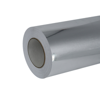 Vinilo de corte Oracal Bright Silver al por mayor, 1.22m*50m, vinilo de color brillante con adhesivo permanente, compatible con entrega rápida para plotter.