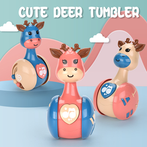 Juguetes para bebés: Sonajeros clásicos, adorable muñeco de ciervo que se balancea y asiente - Product Image 2