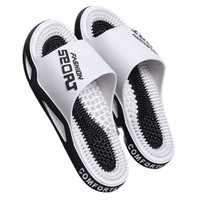 Chaussons de massage pour couples, style homme, respirants, antidérapants, semelle extérieure en PVC amortissante, pour salle de bain et douche, nouvelle arrivée 2026, points d'acupression