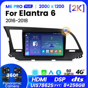 ระบบมัลติมีเดียในรถยนต์ MEKEDE M6 <span class=keywords><strong>PRO</strong></span> ระบบแอนดรอยด์ หน้าจอ QLED สำหรับรถยนต์ฮุนได เอลันตร้า ปี 2016 2018 2020 - Product Image 3