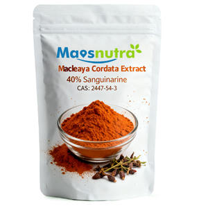 Extrato Vegetal <span class=keywords><strong>Natural</strong></span> Aditivo Alimentar Extrato Macleaya Cordata 40% Sanguinarina Em Pó - Product Image 1