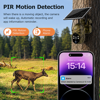 Caméra de sécurité solaire 4G 6MP PTZ CONDA Tuya ST22 avec vision nocturne étanche IP66, audio bidirectionnel et utilisation en extérieur