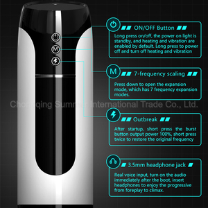 IPX7 masturbatore maschile impermeabile, facile pulizia, stimolazione per tutto il corpo per gli uomini che cercano il divertimento intimo vibratore da <span class=keywords><strong>uomo</strong></span> - Product Image 1