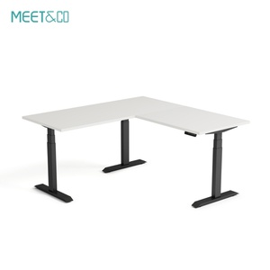 3 Memory Buttons LED Display Electric <b>Standing</b> Desk OEM Manufacturer for Executive Office Precision Height Control - Product Image 1