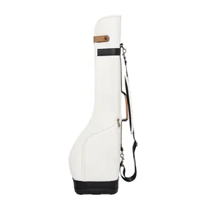 Легкая сумка для гольфа из ПУ кожи с подставкой для пистолета, Жесткий Чехол для мужчин и женщин с логотипом с принтом