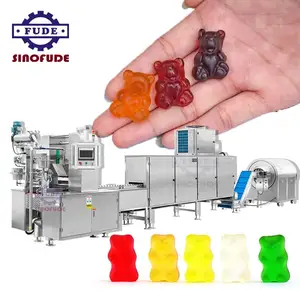 CLM150 Pequena Capacidade 2 cor doces Depositante/Pectin geléia Fabricante Máquina/Centro Automático Cheio gomoso Formando Fazendo Machi