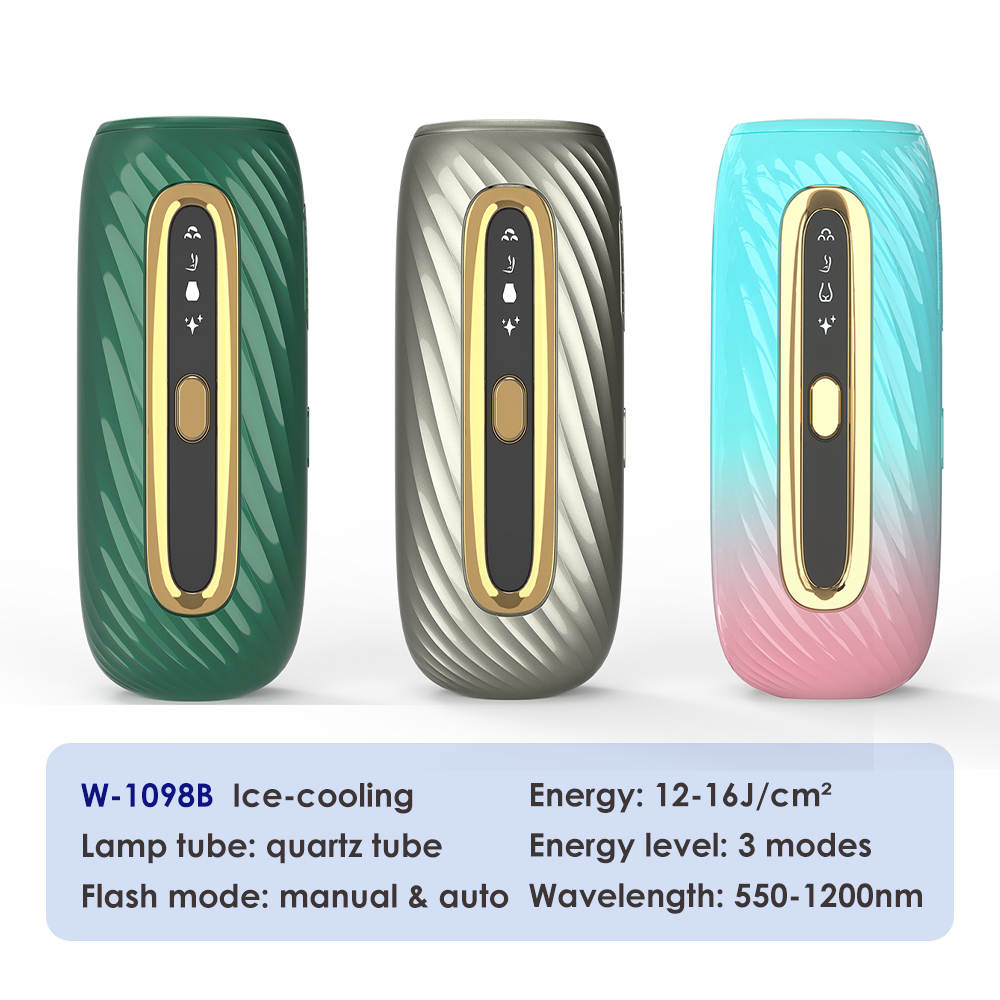 W-1098B + refroidissement de glace + tube de quartz