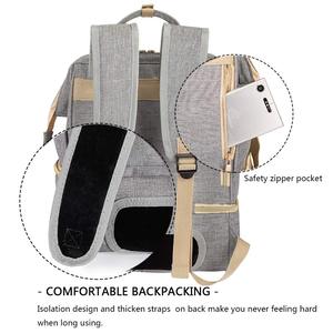 Muestra gratis bolsa de doble capa de <span class=keywords><strong>madre</strong></span> de trabajo al aire libre mochila con puerto de carga USB bolsa - Product Image 6