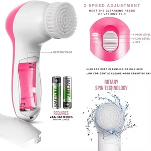 <strong>Electric</strong> <strong>Facial</strong> Cleaner 5 in 1 Face Cleansing Brush Wash Machine Spa Skin Care <strong>Massager</strong> Blackhead Cleaning <strong>Facial</strong> Cleanser Tools - Product Image 2