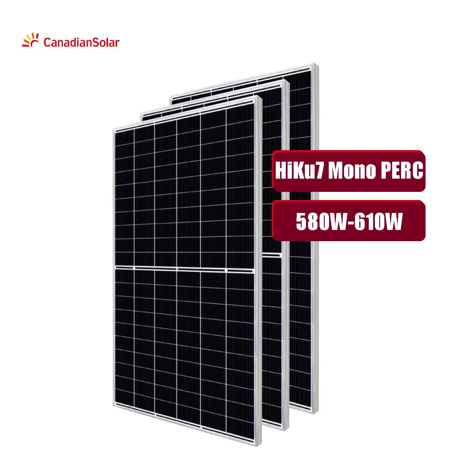 Canadian Hiku7 Mono Perc 580w 585w 890w 595w 600w 605w 610w Panel Rates Solar Energy Products