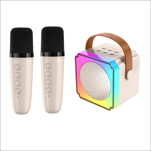 2024 Newest Gift  Wireless Mini Karaoke Speaker and Microphone Portable Home Party Bluetooth Speaker