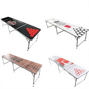 <span class=keywords><strong>Mesa</strong></span> <span class=keywords><strong>de</strong></span> Beer <span class=keywords><strong>Pong</strong></span> Plegable Portátil <span class=keywords><strong>de</strong></span> Aluminio Profesional para Interiores y Exteriores, <span class=keywords><strong>de</strong></span> 8 Pies <span class=keywords><strong>de</strong></span> Largo, para Fiestas y Juegos <span class=keywords><strong>de</strong></span> Beber - Product Image 1