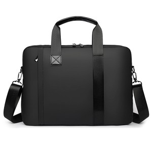 Sac pour ordinateur portable en cuir PU imperméable, mallette d'affaires portable, sacoche antichoc 15,6 pouces, sacoche souple ignifuge - Product Image 1