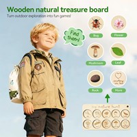 Kit de Explorador de la Naturaleza para Niños con Tablero de Caza del Tesoro, Juguetes de Aventura al Aire Libre para Niños y Niñas, Set Educativo de Aprendizaje STEM