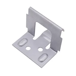 Custom Sheet Metal Fabrication galvanized sheet Snap Lock Engineered Panel Clip Square Stretcher Plate Angle Bracket