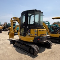 Excavatrice hydraulique d'occasion Komatsu PC40 polyvalente de 4 tonnes, excellente capacité de nivellement, fonctionnement fluide