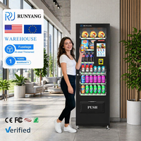 RUNYANG Distributeur automatique intelligent IA de snacks et boissons, modèle Combo personnalisé, pour aliments et boissons