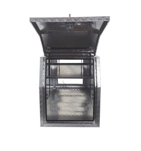 एल्यूमीनियम हिस्सा ट्रे चंदवा टूलबॉक्स एकल कुत्ते बॉक्स ute के लिए पिंजरे, यूटीवी, ट्रक, ट्रेलर - Product Image 3