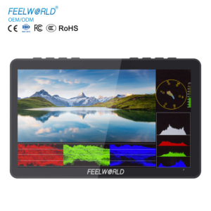 <span class=keywords><strong>FEELWORLD</strong></span> <span class=keywords><strong>F5</strong></span> <span class=keywords><strong>Pro</strong></span> <span class=keywords><strong>V4</strong></span> 3D LUT กล้องวิดีโอแบบพกพาจอภาพภายนอก HDMI หน้าจอสัมผัสขนาดเล็ก DSLR จอภาพภาคสนาม - Product Image 1