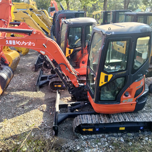 Miniexcavadora Hidráulica Usada <span class=keywords><strong>Kubota</strong></span> U35 de 3.5 Toneladas, Fabricada en Japón, Modelo U35-4 con Brazo Desplazable, Certificación EPA y CE, Motor <span class=keywords><strong>Kubota</strong></span>, Cabina Cerrada, a Buen Precio - Product Image 3