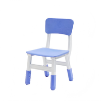 Chaise en plastique de conception nouvelle, mobilier de maternelle, chaise en plastique moderne et colorée pour enfants