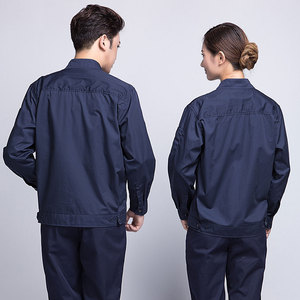 Ensemble <span class=keywords><strong>de</strong></span> vêtements <span class=keywords><strong>de</strong></span> travail en coton à manches longues pour le printemps/l'automne, uniformes d'usine unisexes, vêtements <span class=keywords><strong>de</strong></span> protection du travail, vêtements <span class=keywords><strong>de</strong></span> construction routière - Product Image 4