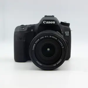 Оптовая продажа камера для canon с обзором объектива DSLR Камеры len EF 18-135 мм 70D использованный полный комплект для продажи