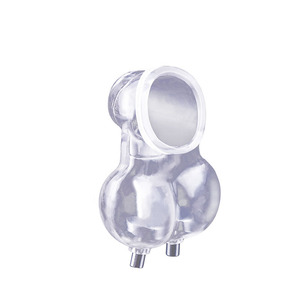 Gabbia di Castità per Adulti in TPE con Anello per il Pene a Impulsi Elettrici per Bondage Scrotale e Dispositivo di Bloccaggio - Product Image 5