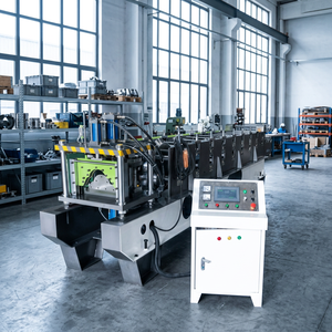Machine de formage de tuiles de toit à enroulement facile à utiliser avec commande PLC pour les usines de toiture, avec garantie - Product Image 1