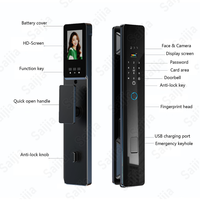 Wifi Caméra Sonnette Déverrouillage à distance Cerradura Serrure Intelligente Biométrique Visage Doigt Serrure de Porte Smart Digital Key Card Lock