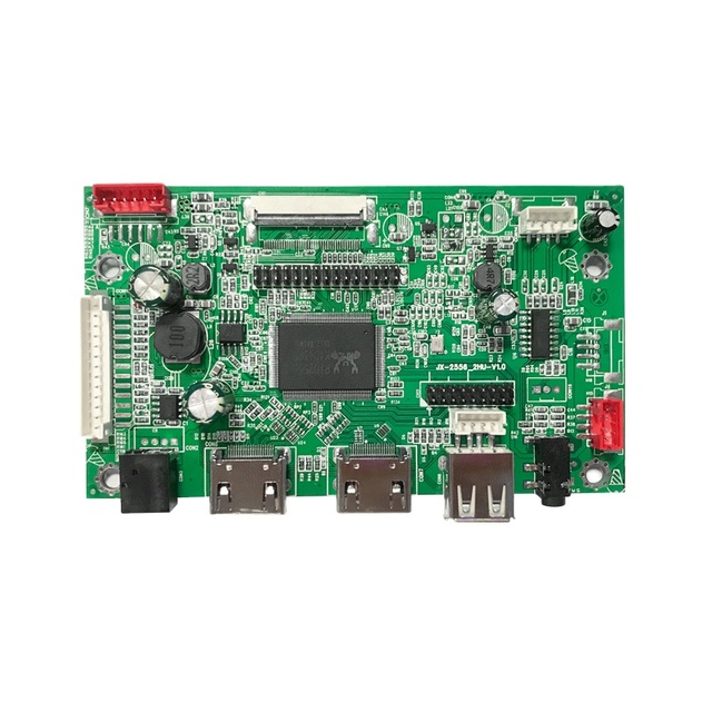 JX-2HU LCD EDP Screen Panel Desktop Monitor Controller Board 2* HD MI Input 1920*1080 USB Touch Expandable USB-C/Type-C IR