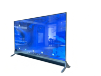 TV OLED Transparente de Escritorio de 55 Pulgadas con Pantalla Táctil de 10 Puntos, 43% de Transmitancia, Animación y Gráficos, Android/PC para Tiendas Minoristas y Hogar