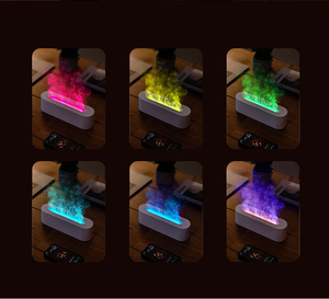 Portátil USB llama colorida Mini hogar Cool Mist Aroma aceite esencial difusor aire fuego llama humidificador para coches - Product Image 6