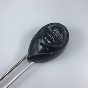 Haonan Office Supplies Store Three-Way Soil Meter Moisture Ph Light Round Black Multifunctional Tester - Product Image 4