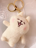 Pendentif porte-clés portable en peluche animale 3D de 10 cm, imprimé en relief, mignon et amusant, cadeau pour fans, accessoire de sac à dos pour idoles coréennes