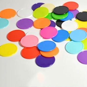 Nouveaux jetons de jeu en plastique écologiques personnalisés, impression sur écran, design personnalisé, souvenir coloré - Product Image 2