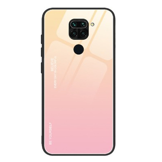 Simple Hard Phone Case for Xiaomi Redmi Note 14 Pro Gradient Glass Protection Note 10 Pro Plus Cheap Price Back Cover