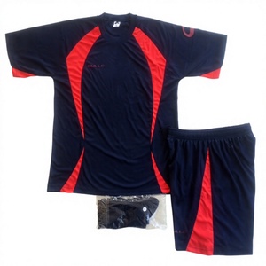 Conjunto de Uniforme de Fútbol y Equipación de Fútbol - Camiseta 100% Poliéster que Absorbe la Humedad, Nombre del Equipo Personalizado, Unisex para Adultos - Product Image 1